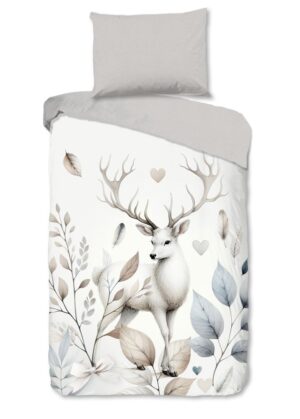 Good Morning dekbedovertrek Norda - Off-Wit - 140 x 200 cm - 100% katoen