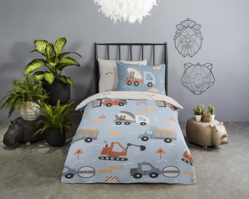 100% katoen dekbedset Mack van Good Morning in 140 x 220 cm