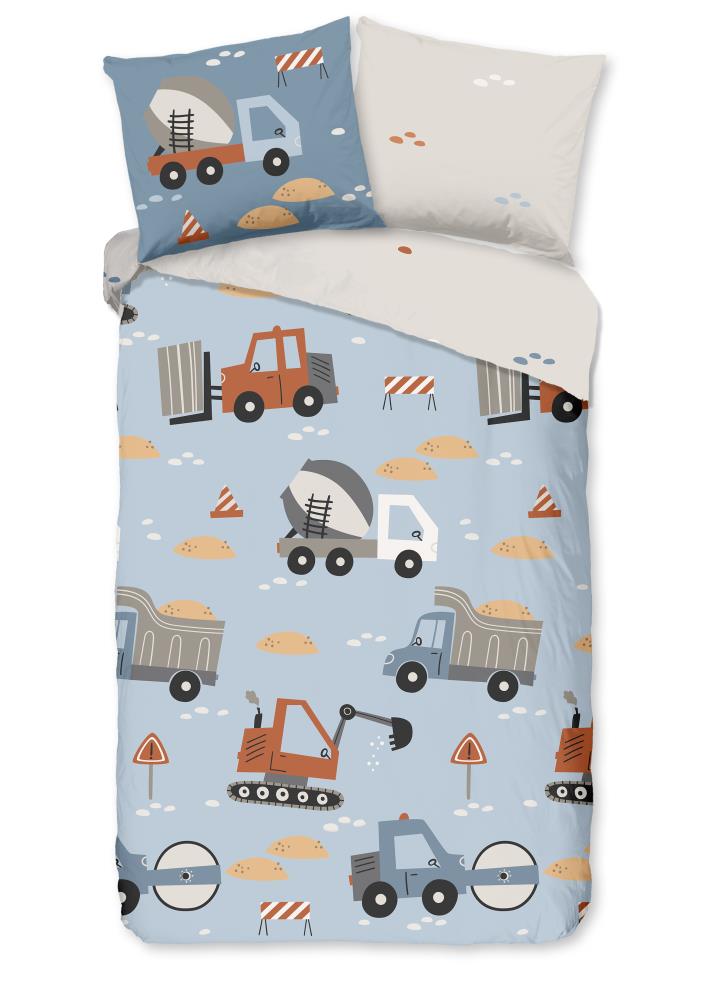 Mack overtrek van Good Morning, 140 x 220 cm, kussensloop 60 x 70 cm