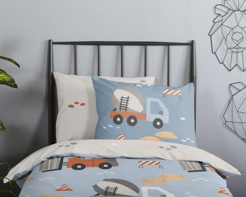 Beddengoed Mack 140 x 220 cm van Good Morning, Blauw