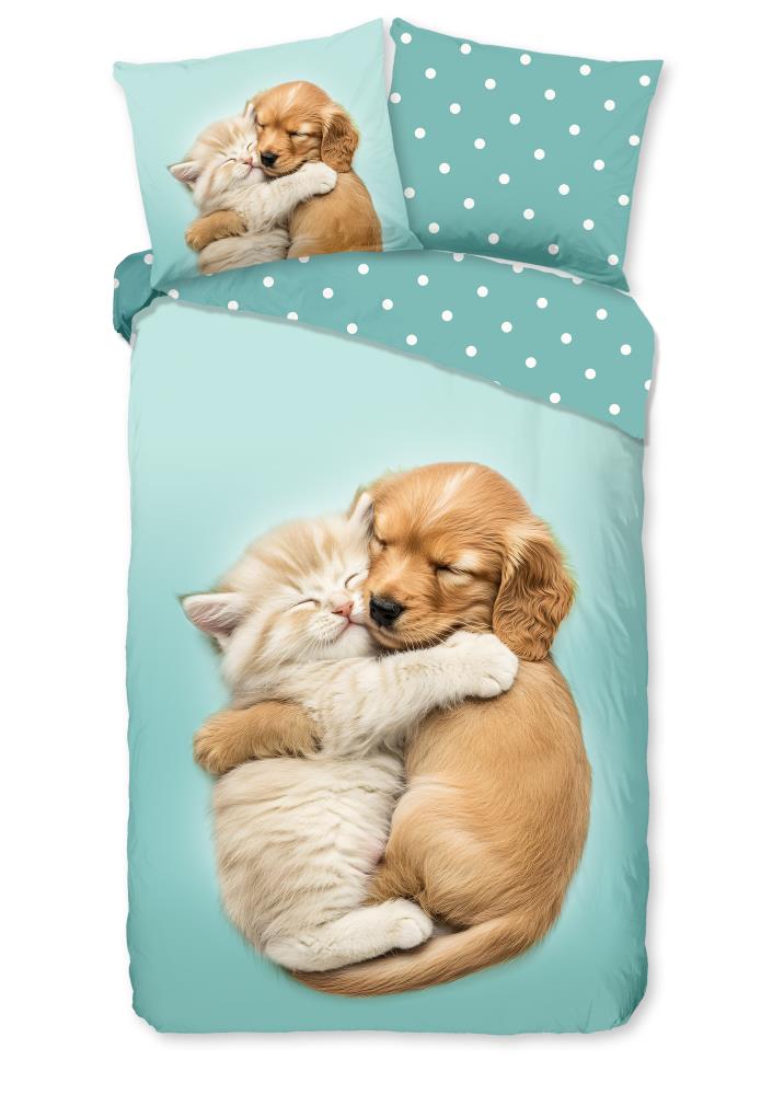Paxy overtrek van Good Morning, 140 x 220 cm, kussensloop 60 x 70 cm