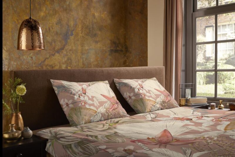 Beddengoed Ramani 140 x 220 cm van Pure, Roze