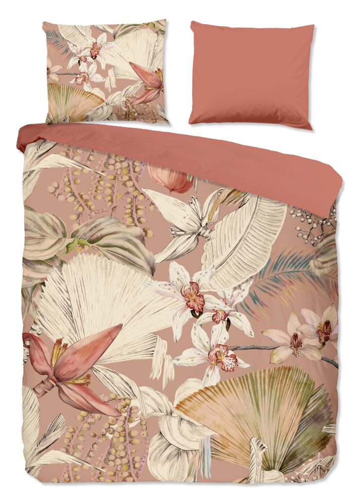 Pure dekbedovertrek Ramani - Roze - 240 x 220 cm - 100% Polyester