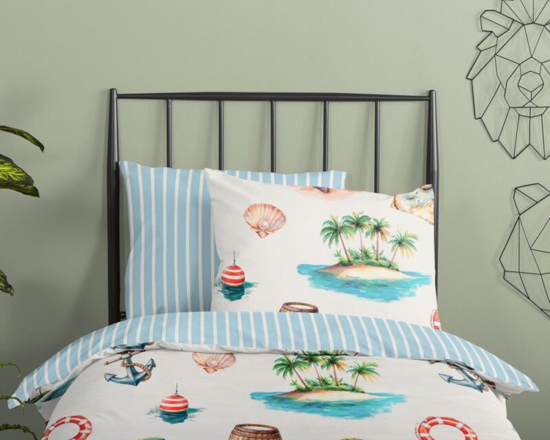 Beddengoed Capi 140 x 220 cm van Good Morning, Blauw