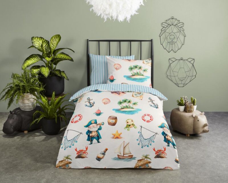100% katoen dekbedset Capi van Good Morning in 140 x 220 cm