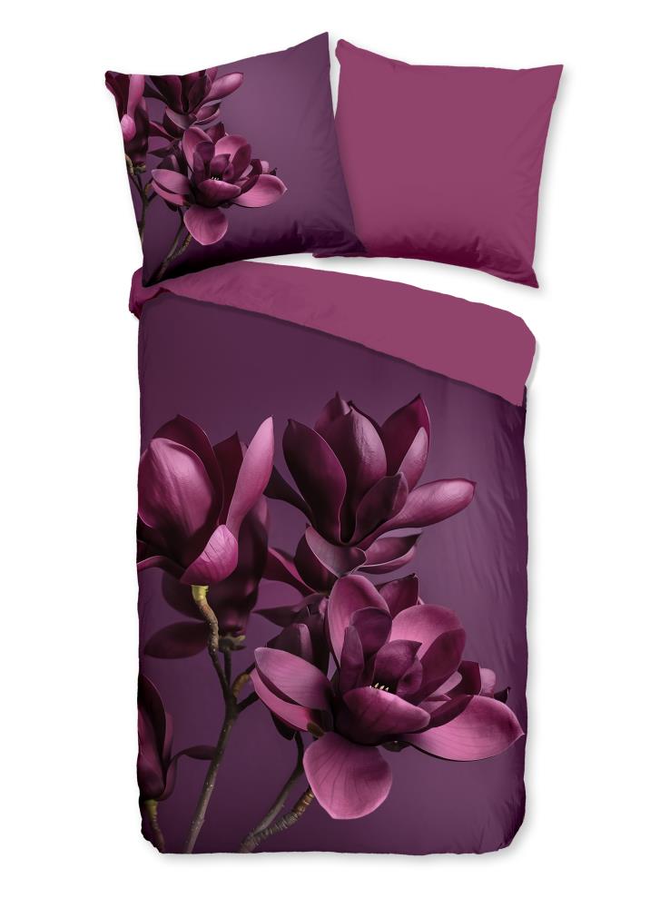 Pure dekbedovertrek Penelope - Paars - 135 x 200 cm - 100% Polyester