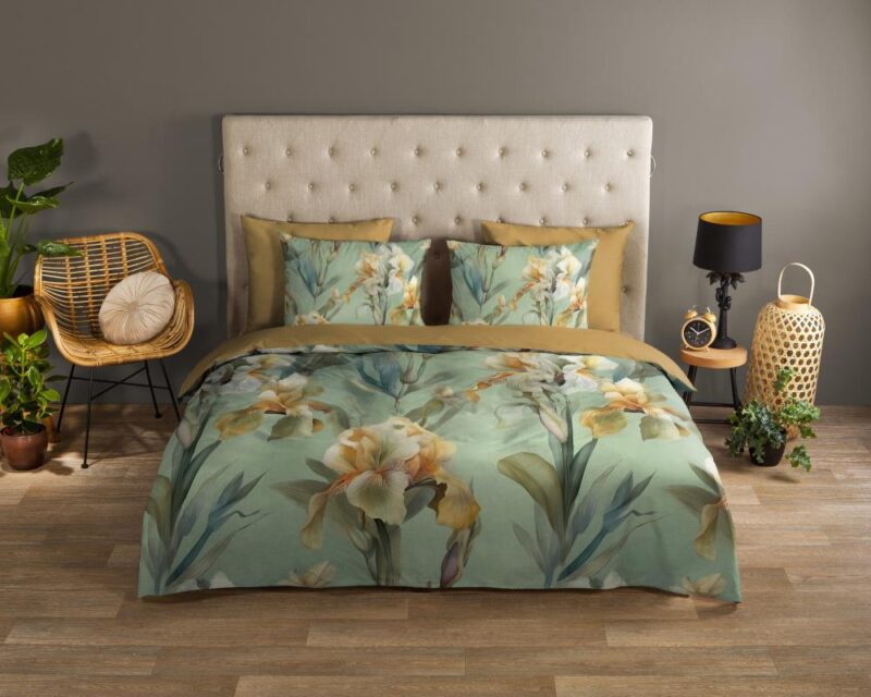 100% katoen dekbedset Iris van Good Morning in 140 x 220 cm