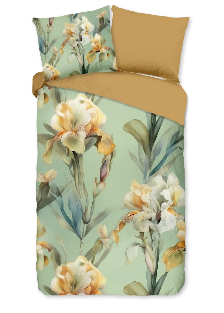 Iris overtrek van Good Morning, 140 x 220 cm, kussensloop 60 x 70 cm