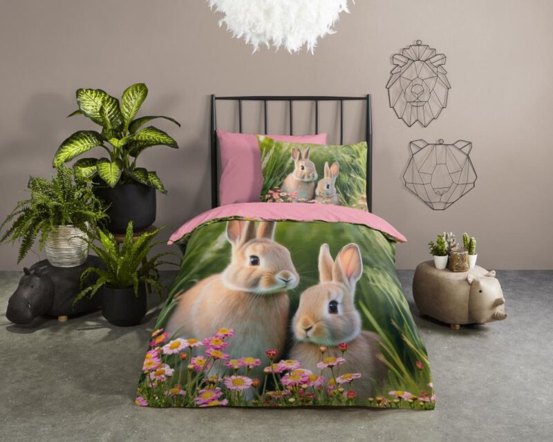 100% Polyester dekbedset Izzy van Pure in 135 x 200 cm