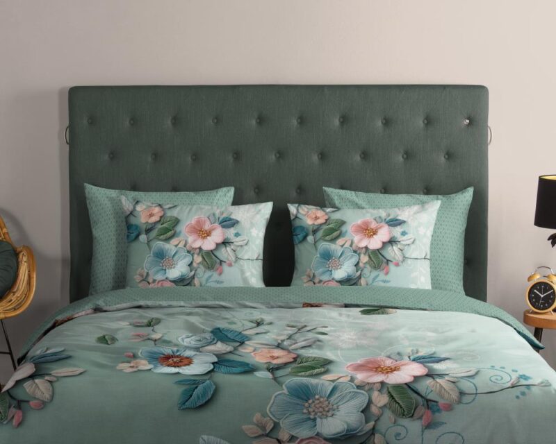 Beddengoed Taleen 135 x 200 cm van Good Morning, Groen