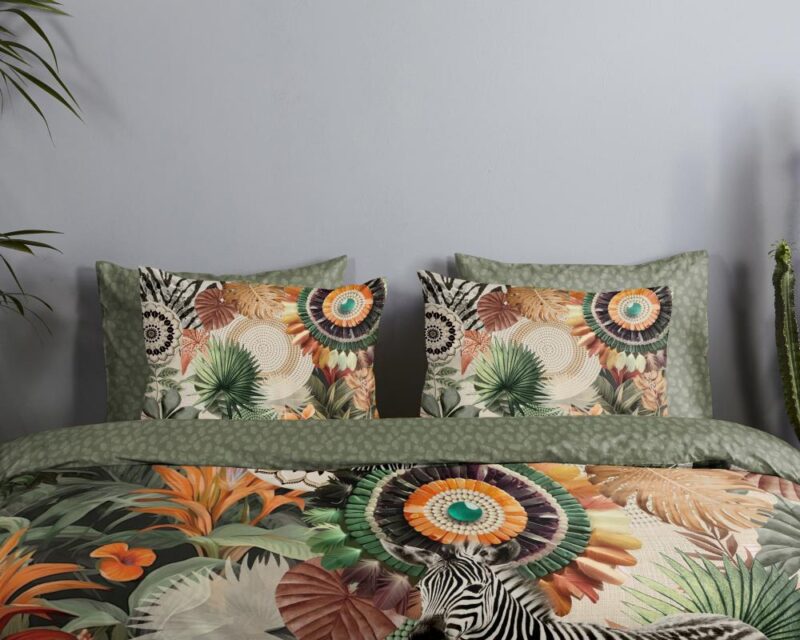 Beddengoed Janay 140 x 220 cm van HIP, Groen