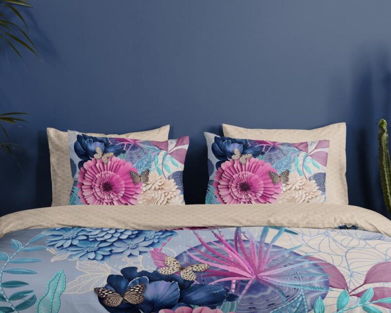 Beddengoed Nishell 140 x 220 cm van HIP, Blauw