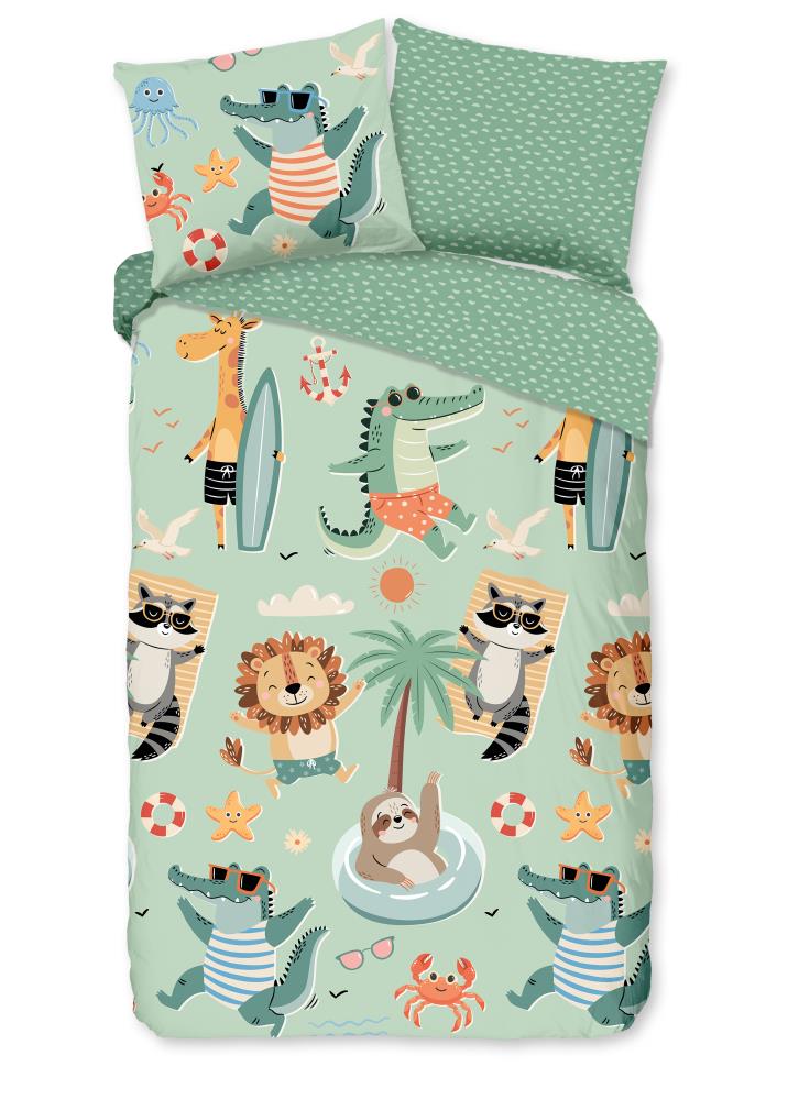Soleil overtrek van Good Morning, 140 x 200 cm, kussensloop 70 x 90 cm