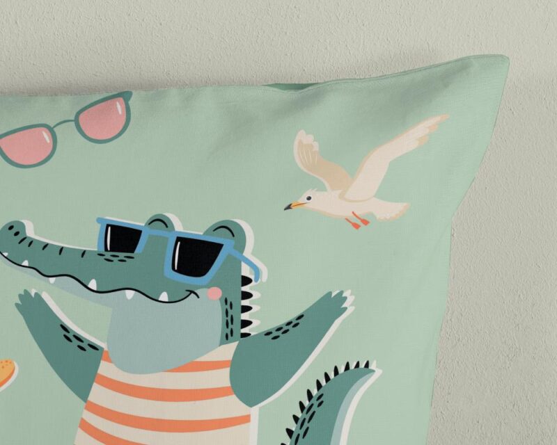 Beddengoed Soleil 140 x 220 cm van Good Morning, Groen
