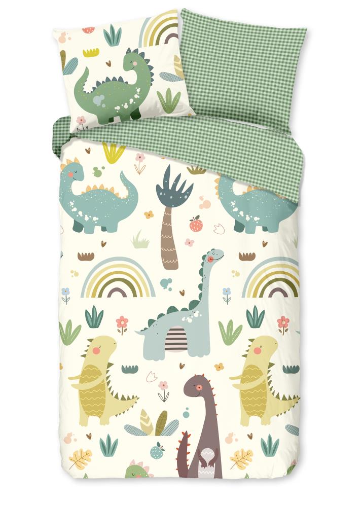 Quint overtrek van Good Morning, 120 x 150 cm, kussensloop 60 x 70 cm