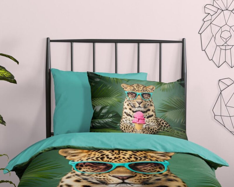 Beddengoed Chill 135 x 200 cm van Pure, Groen