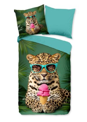 Pure dekbedovertrek Chill - Groen - 135 x 200 cm - 100% Polyester