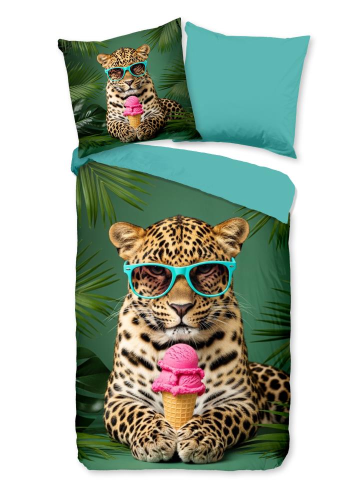 Pure dekbedovertrek Chill - Groen - 135 x 200 cm - 100% Polyester