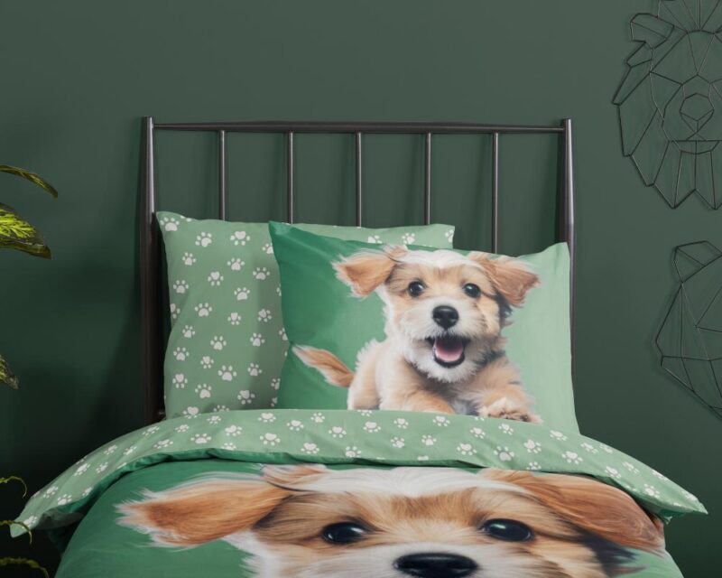 Beddengoed Mambo 140 x 220 cm van Good Morning, Groen