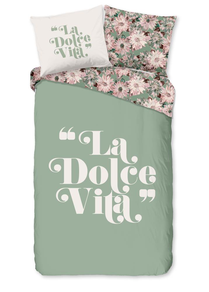 Vita overtrek van Good Morning, 200 x 200 cm, kussensloop 80 x 80 cm