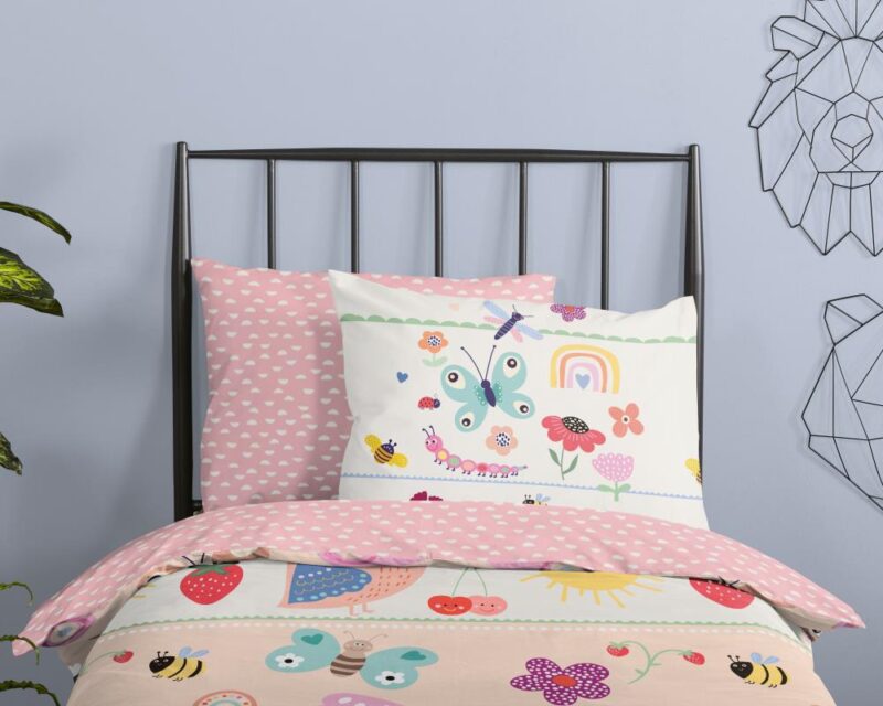 Beddengoed Rinke 100 x 135 cm van Good Morning, Off-Wit