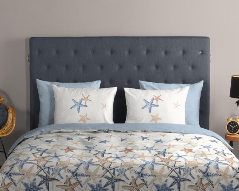 Beddengoed Antibes 200 x 220 cm van Good Morning, Blauw