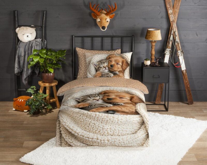 100% katoen dekbedset Reno van Good Morning in 135 x 200 cm