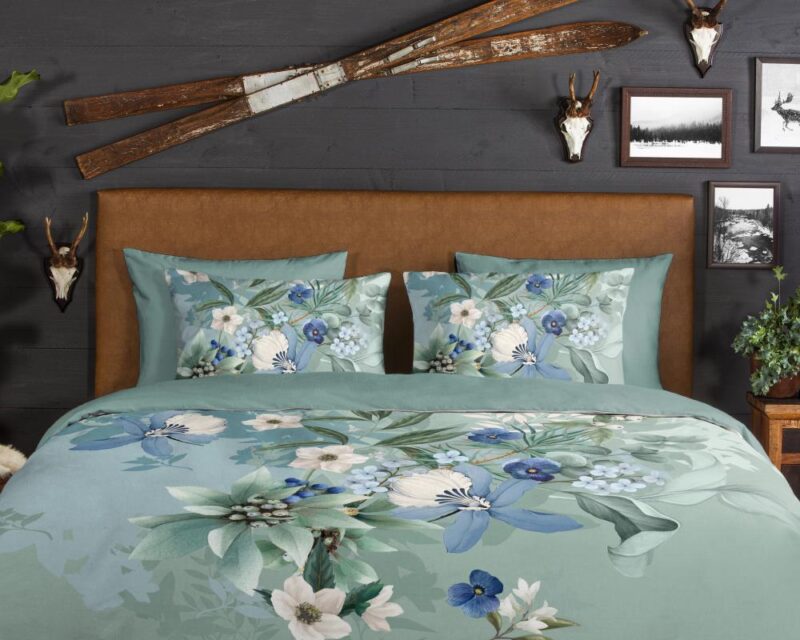 Beddengoed Farren 200 x 220 cm van Good Morning, Groen