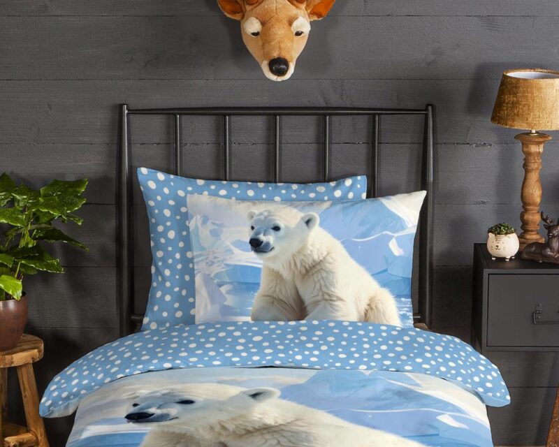 Beddengoed Emric 135 x 200 cm van Good Morning, Blauw