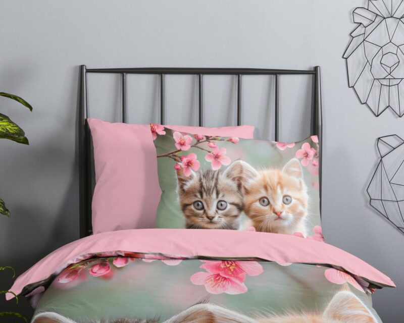 Beddengoed Mischa 140 x 200 cm van Good Morning, Roze