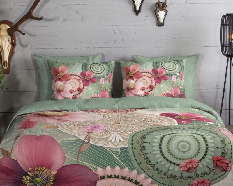 Beddengoed Reginia 200 x 220 cm van HIP, Groen