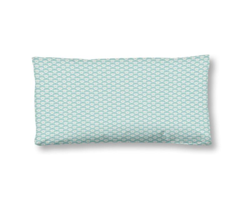 HIP Kussensloop "Claudine" - Groen - (40x80 cm) - 100% Katoen