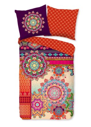 HIP dekbedovertrek Sherhia - Multicolor - 135 x 200 cm - 100% katoen