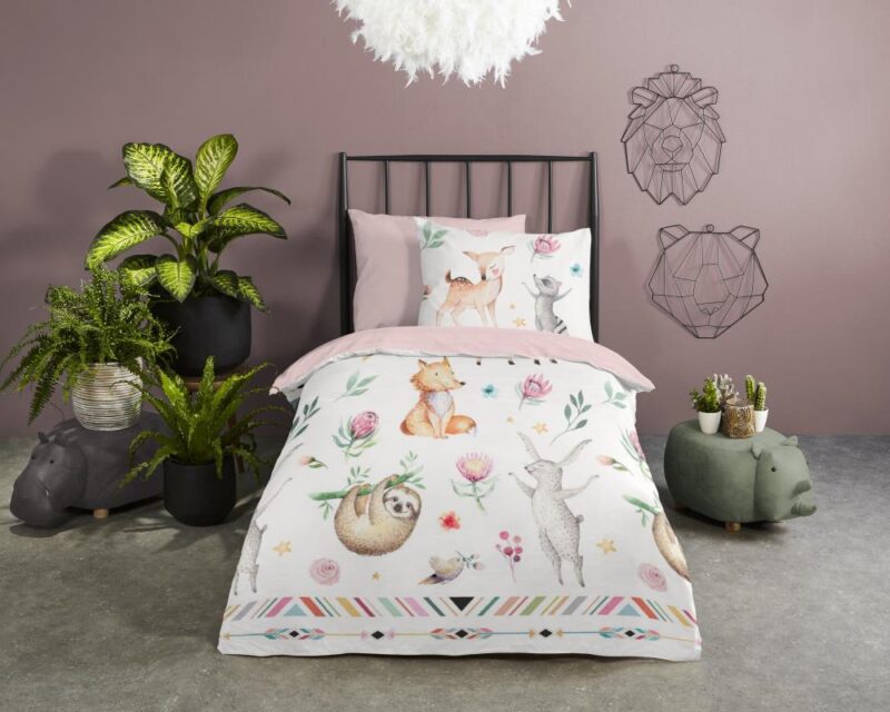 100% katoen dekbedset Dance van Good Morning in 135 x 200 cm