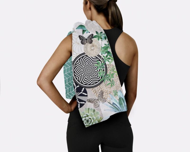 Handdoek Skylar 75 x 180 cm van HIP, Multicolor