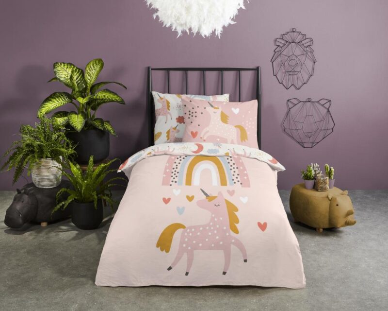 100% katoen dekbedset Unilove van Good Morning in 100 x 135 cm
