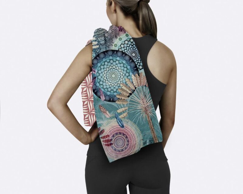 100% Polyester handdoek Kanya van HIP in 75 x 180 cm