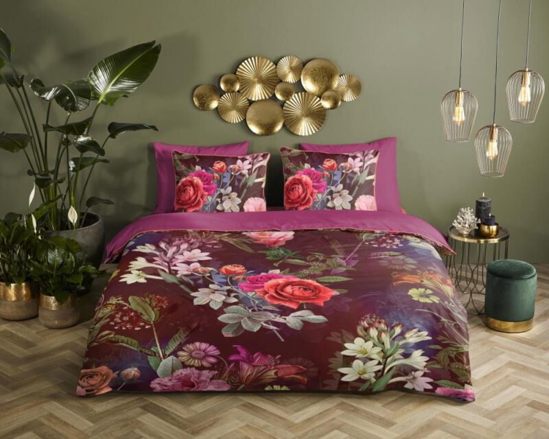 100% organisch katoen dekbedset Simone van Descanso in 140 x 220 cm