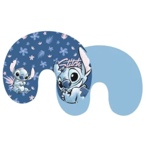 Lilo en Stitch sierkussen travel neck 35 x 30 cm Blue - Blauw - 35 x 30 cm - Polyester