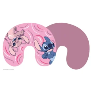 Lilo en Stitch sierkussen travel neck 35 x 30 cm Pink - Roze - 35 x 30 cm - Polyester