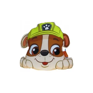Paw Patrol sierkussen Rubble Velour 40 x 37 cm - Bruin - 40 x 37 cm - Polyester