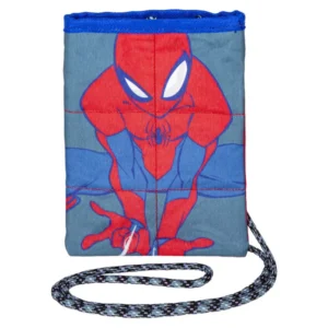 Spiderman tas phone holder 18 x 13 cm - Blauw - 18 x 13 cm - Polyester