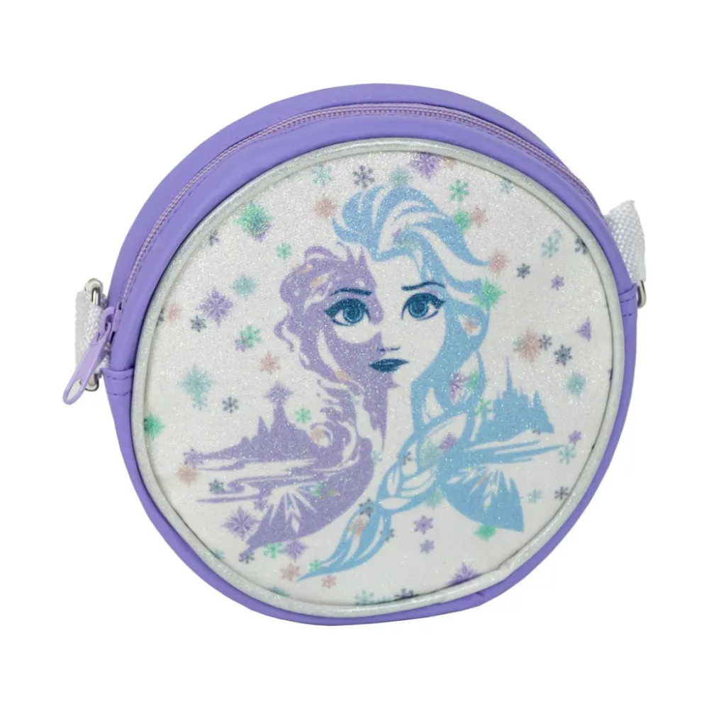 Disney Frozen tas Elsa crossbody 15 x 15 cm - Paars - 15 x 15 cm - Polyester
