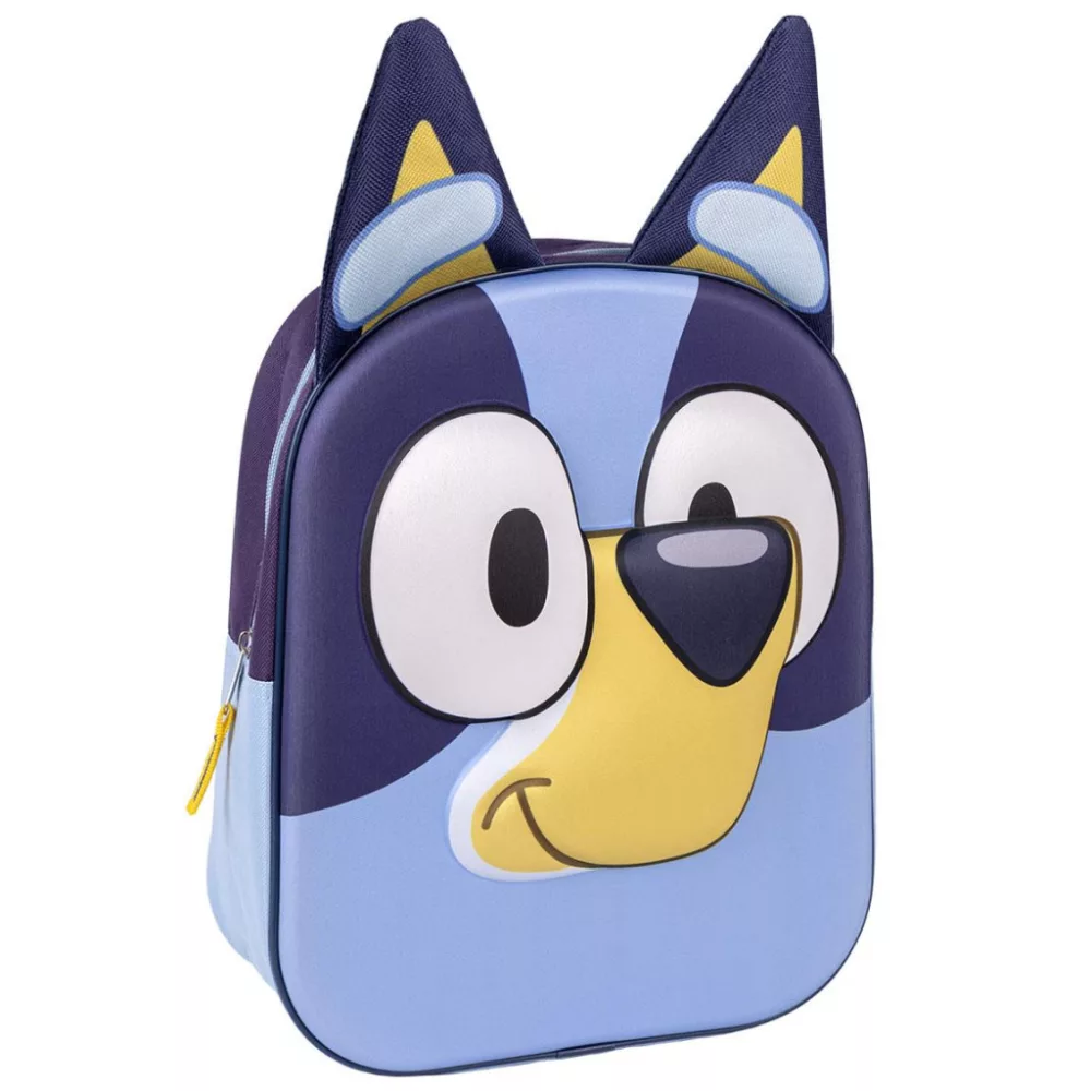 Bluey tas 3D 27 x 22 cm - Blauw - 27 x 22 cm - Polyester