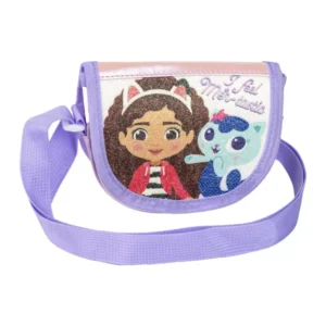 Gabby's Dollhouse tas Mer - Paars - 15 x 12 x 4 cm - Polyester