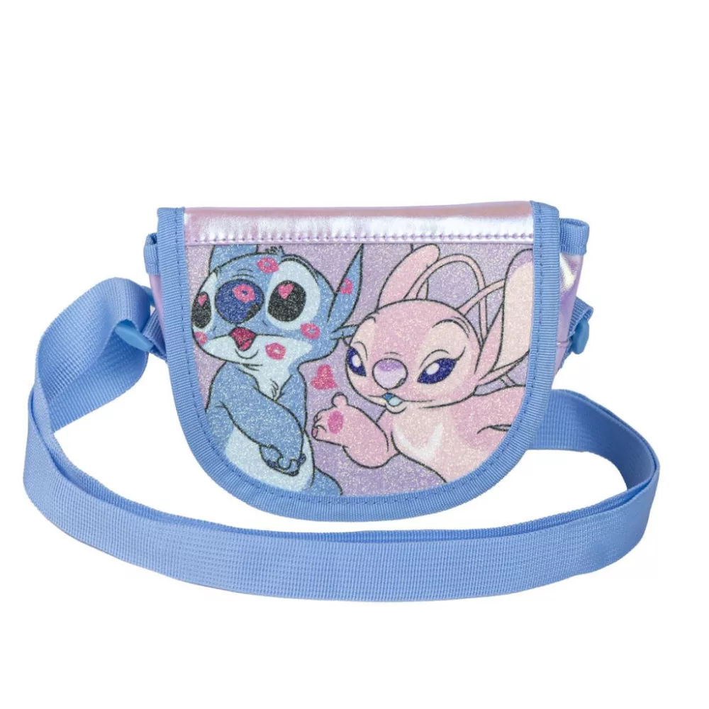 Lilo en Stitch tas Kiss crossbody 15 x 12 x 4 cm - Paars - 15 x 12 x 4 cm - Polyester