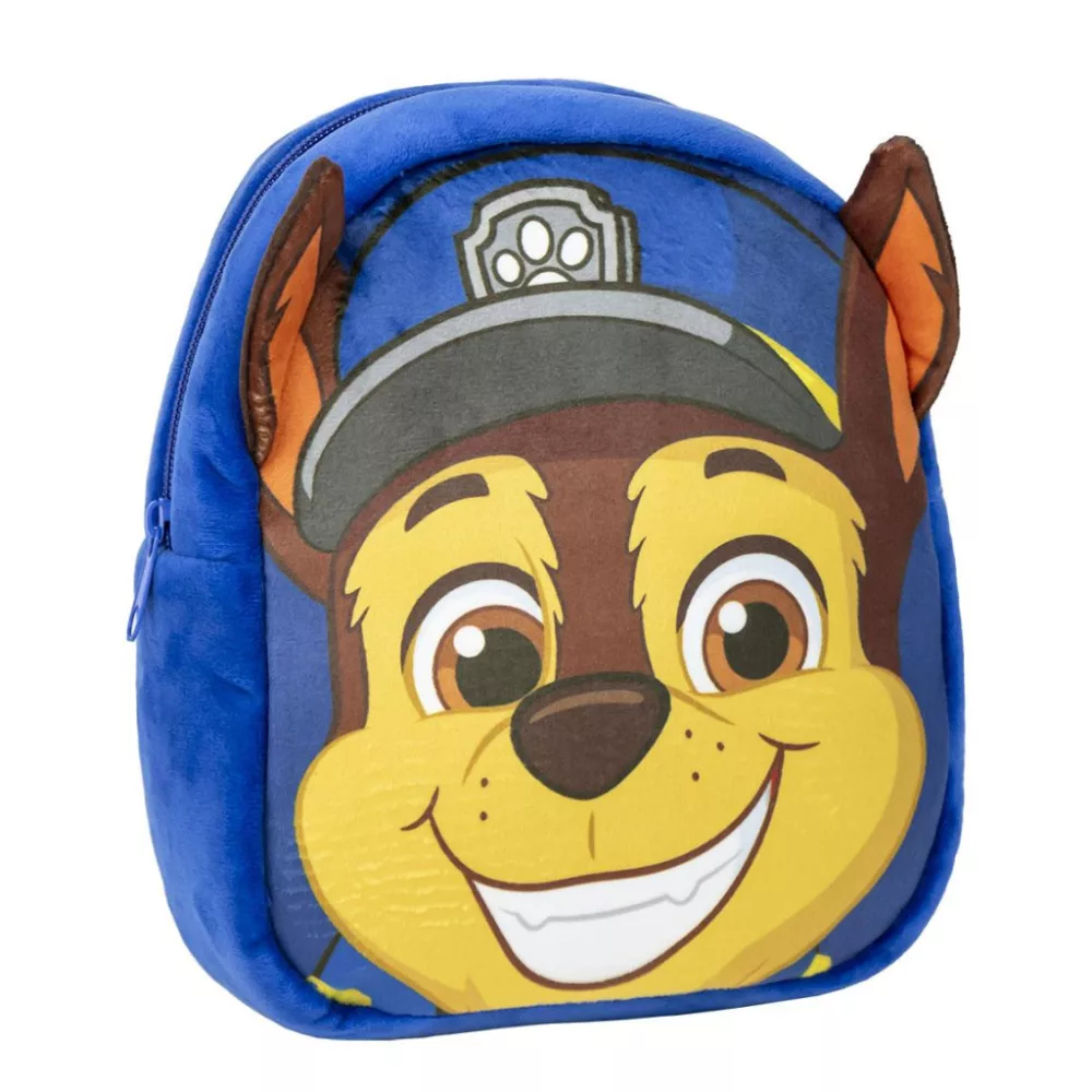 Paw Patrol tas Chase plush 22 x 18 cm - Blauw - 22 x 18 cm - Polyester