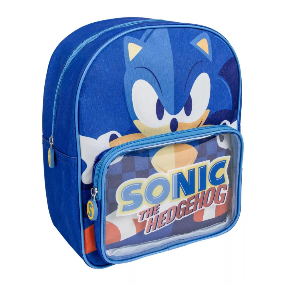 Sonic tas 30 x 25 cm - Blauw - 30 x 25 cm - Polyester