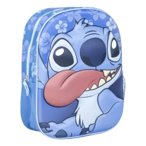 Lilo en Stitch tas 3D 31 x 25 x 10 cm - Blauw - 31 x 25 x 10 cm - Polyester