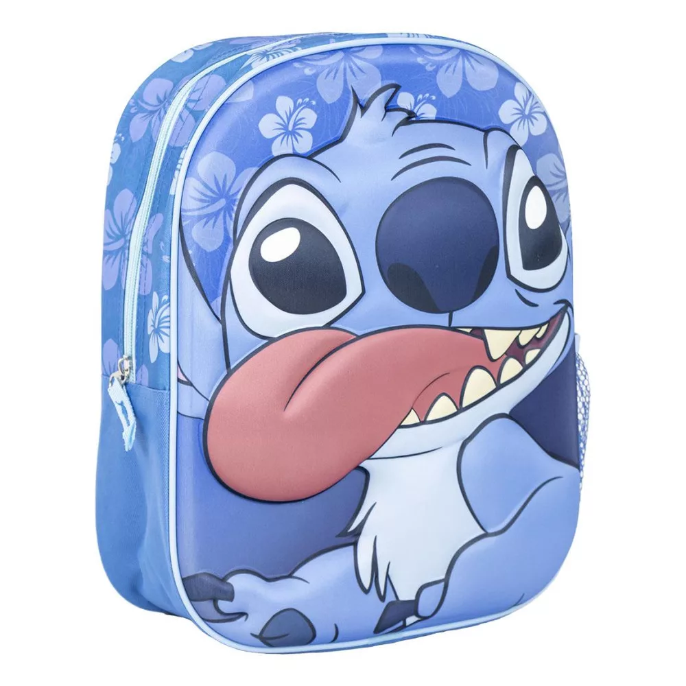 Lilo en Stitch tas 3D 31 x 25 x 10 cm - Blauw - 31 x 25 x 10 cm - Polyester